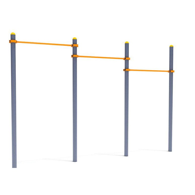 Park avadanlığı üçlü turnik